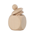 Box for first tooth - square - screw cap