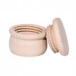 Box for pills - rond - screw cap