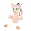 Puppet to suspend in natural wood "Cat"