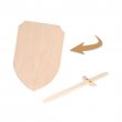 Shield natural wood