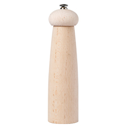 Pepper mill "Champignon" - natural beech wood - 21 cm