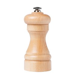 Salt mill “Mini” - natural varnished – 12 cm