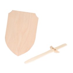 Set of 1 shield + 1 sword 45 cm