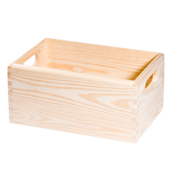 Box de rangement 30 x 20 cm - pin