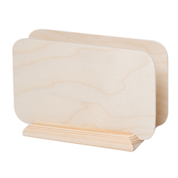 Mail holder - single - in pinwood