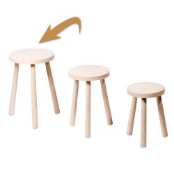 Stool - 3 foots - 40 cm