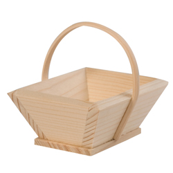 Panier à vendange en bois de 5 cm de haut