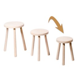 Tabouret 3 pieds - 30 cm