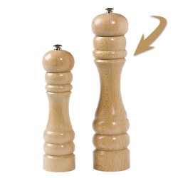 Pepper mill « Maître d’hôtel » – natural varnished – 27 cm