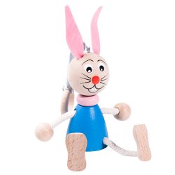 Puppet to suspend coloured "Rabbit"