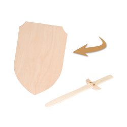 Shield natural wood