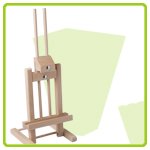 Frames in pinwood and easels