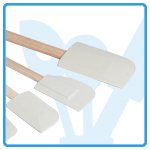 Rubber spatula - handle in beechwood